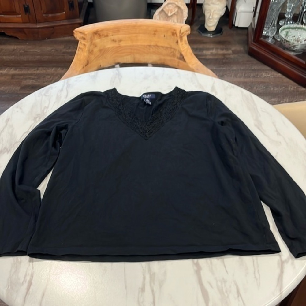 Chaps Lace neck shirt
